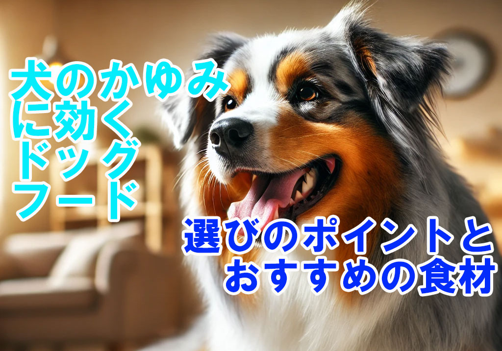 犬のかゆみに効くドッグフード選びのポイントとおすすめの食材